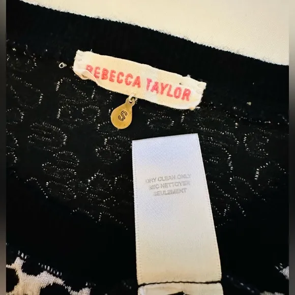 $170 REBECCA TAYLOR Sweatshirt Women S Leopard Print Crewneck Lightweight Trendy