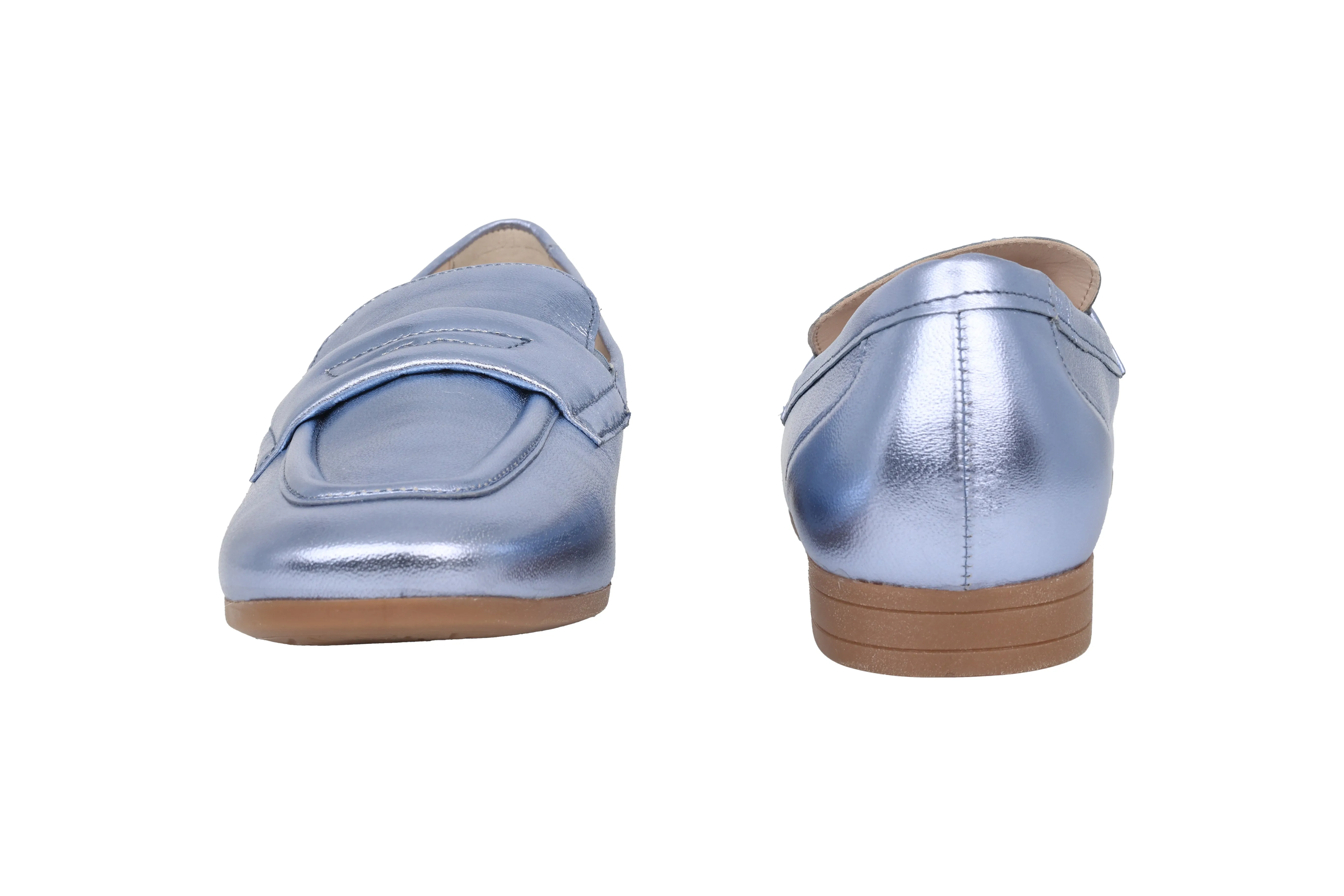 '22.424.86' women's moccasins - blue patent