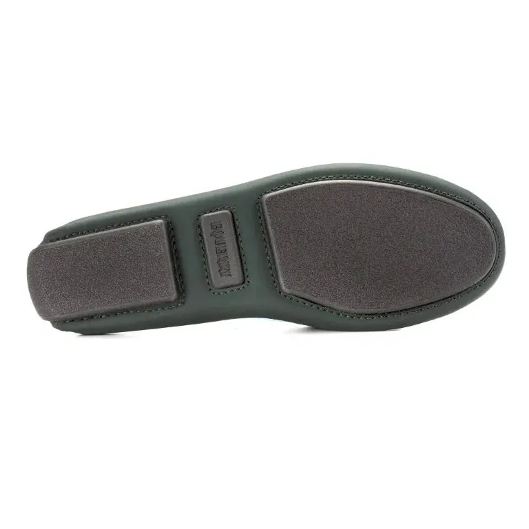 2485 - Green Sahara Leather Soft Loafer for Girl by London Kids
