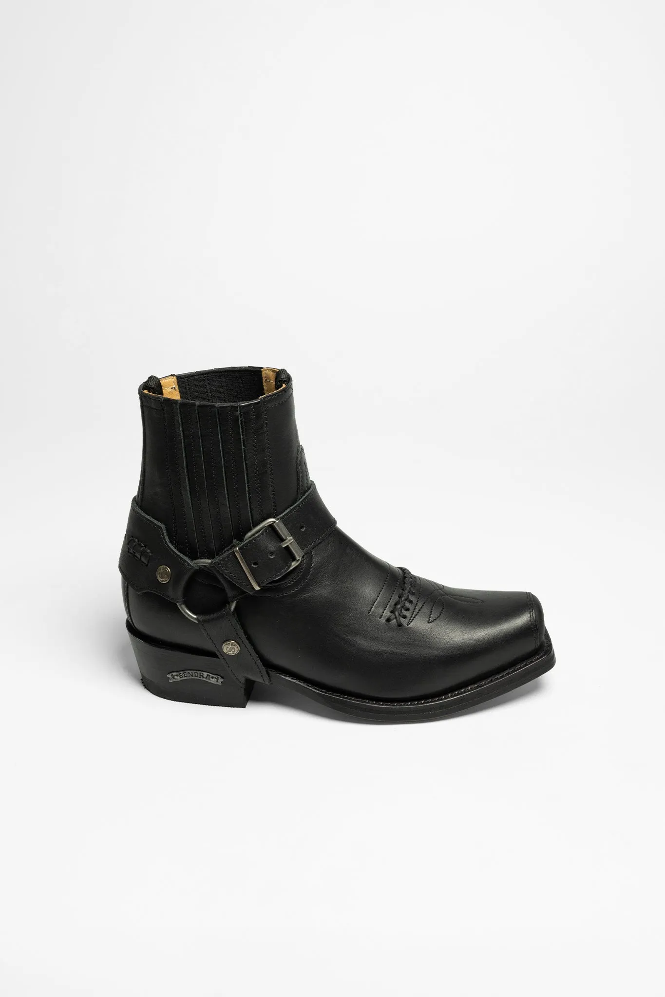 6445 58 SETA Unisex Bikerstiefelette Schwarz