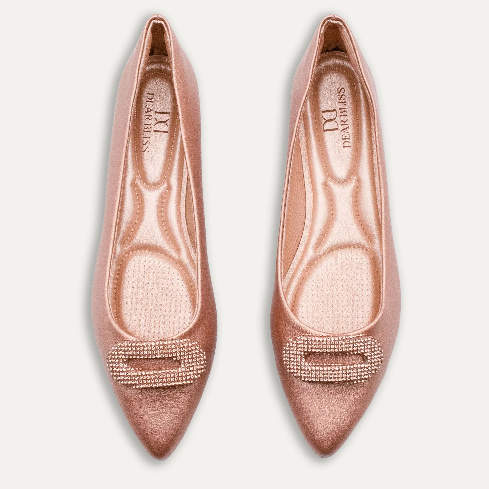 Adelina Rose Pointed Toe Flats