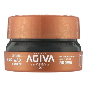 Agiva Professional Maximum Control Styling Hair Wax, 07 Pomade Brown, 155ml
