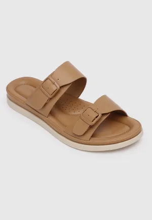 Alora Comfy Sandals (Brown)