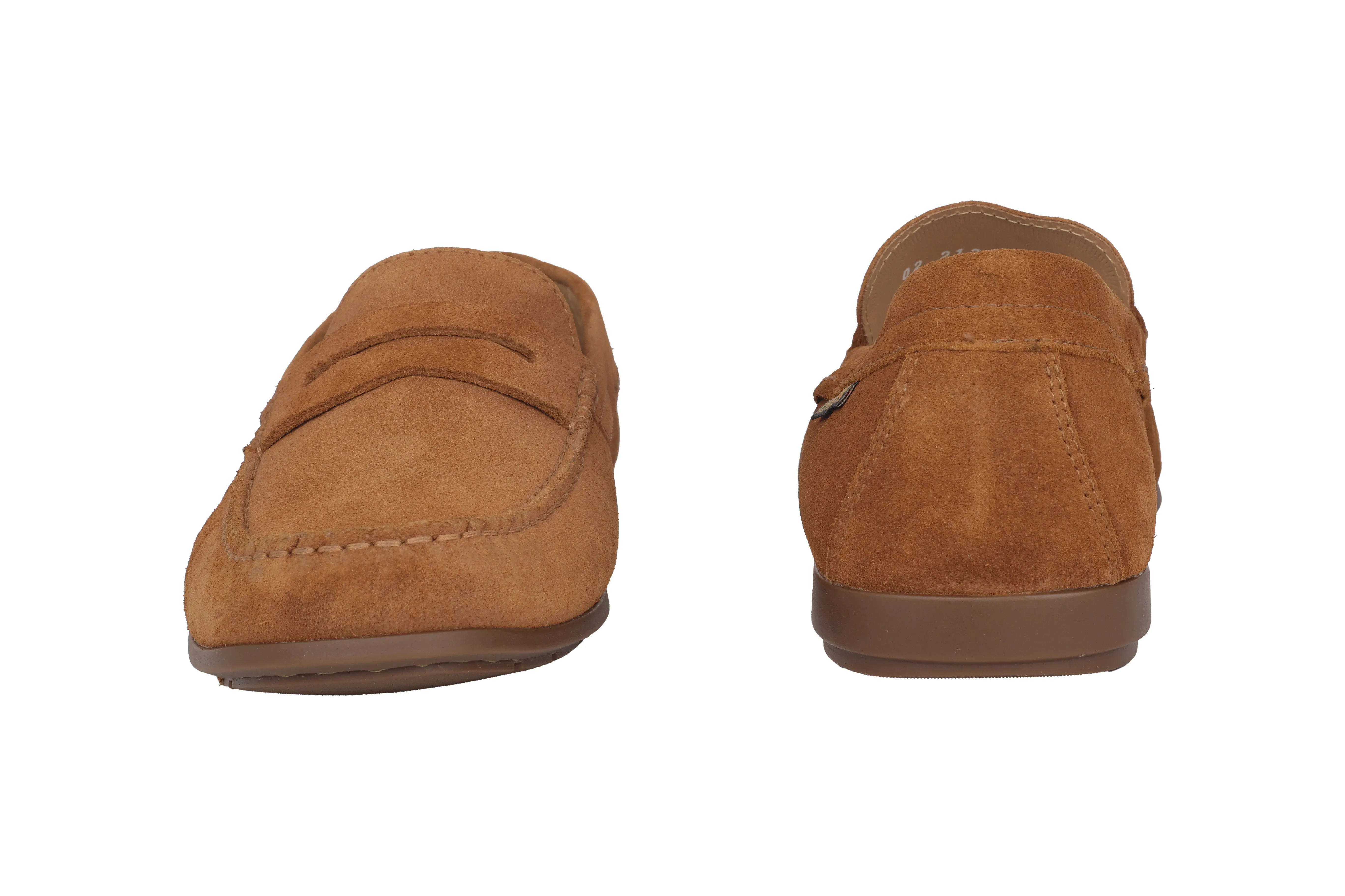 'Alyon' men's moccasin - brown suede