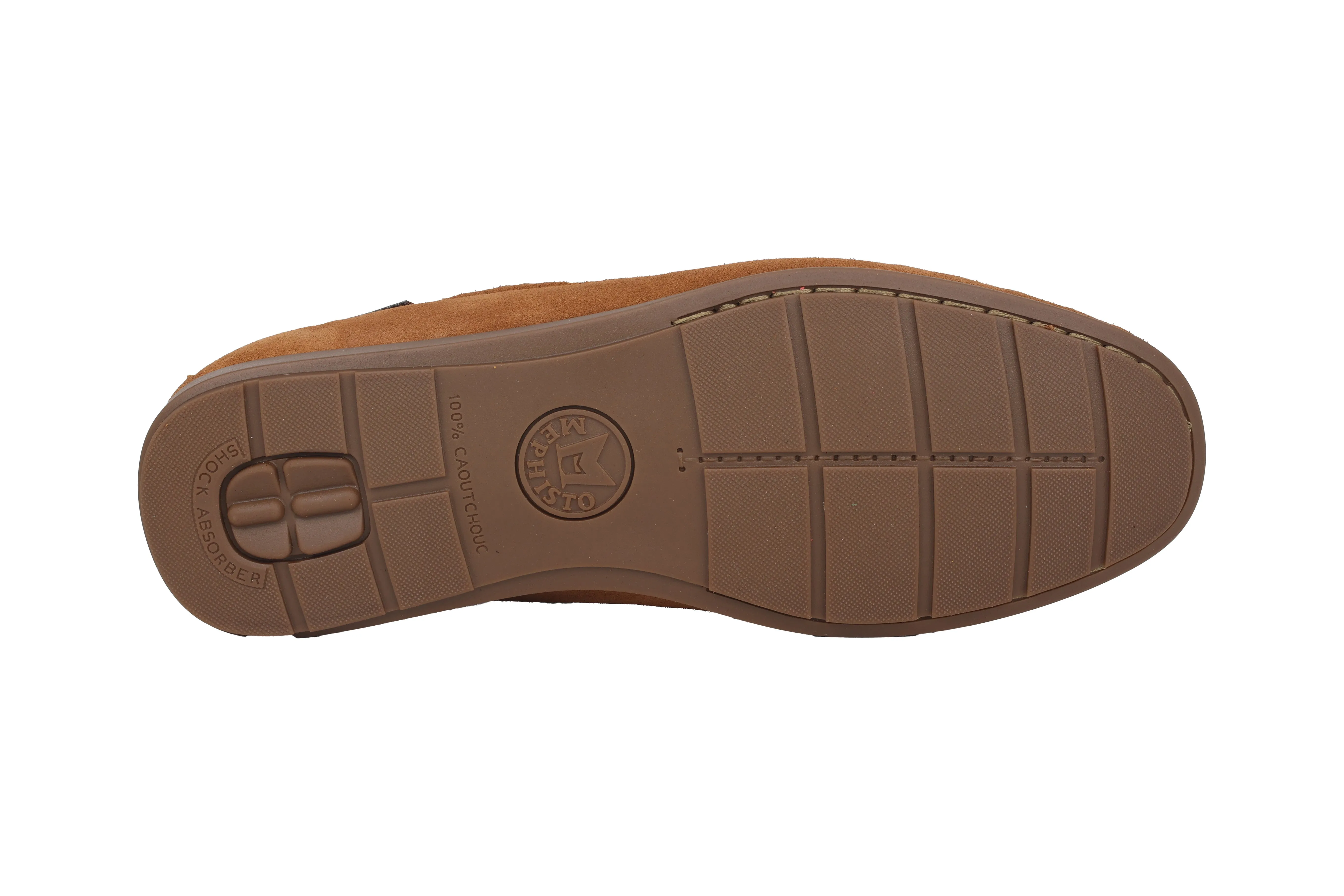 'Alyon' men's moccasin - brown suede