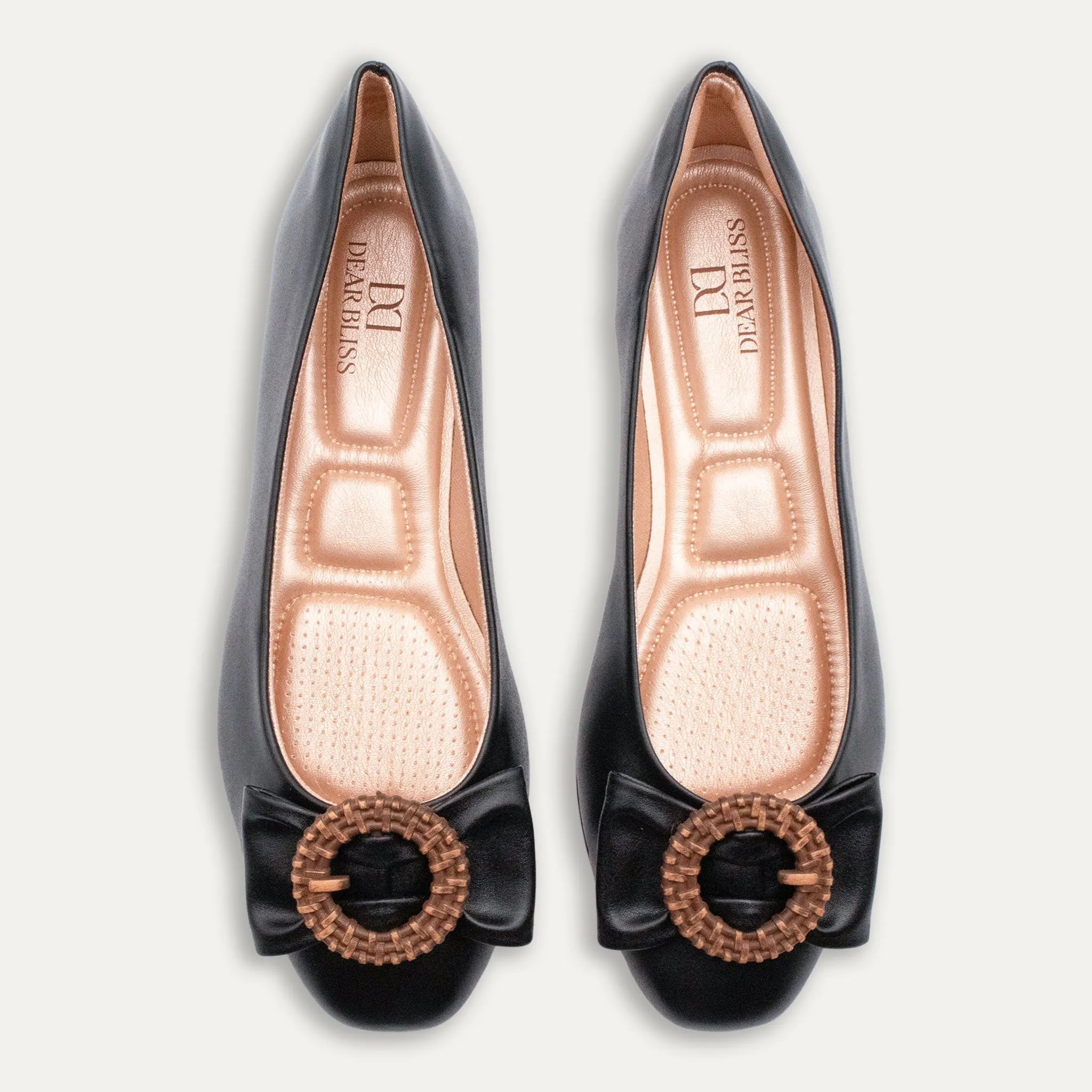Ana Black Ballet Flats
