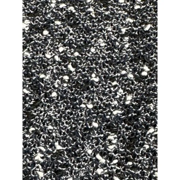 Anthropologie Dolan Oak Street Boucle Knit Duster Cardigan Navy/White S
