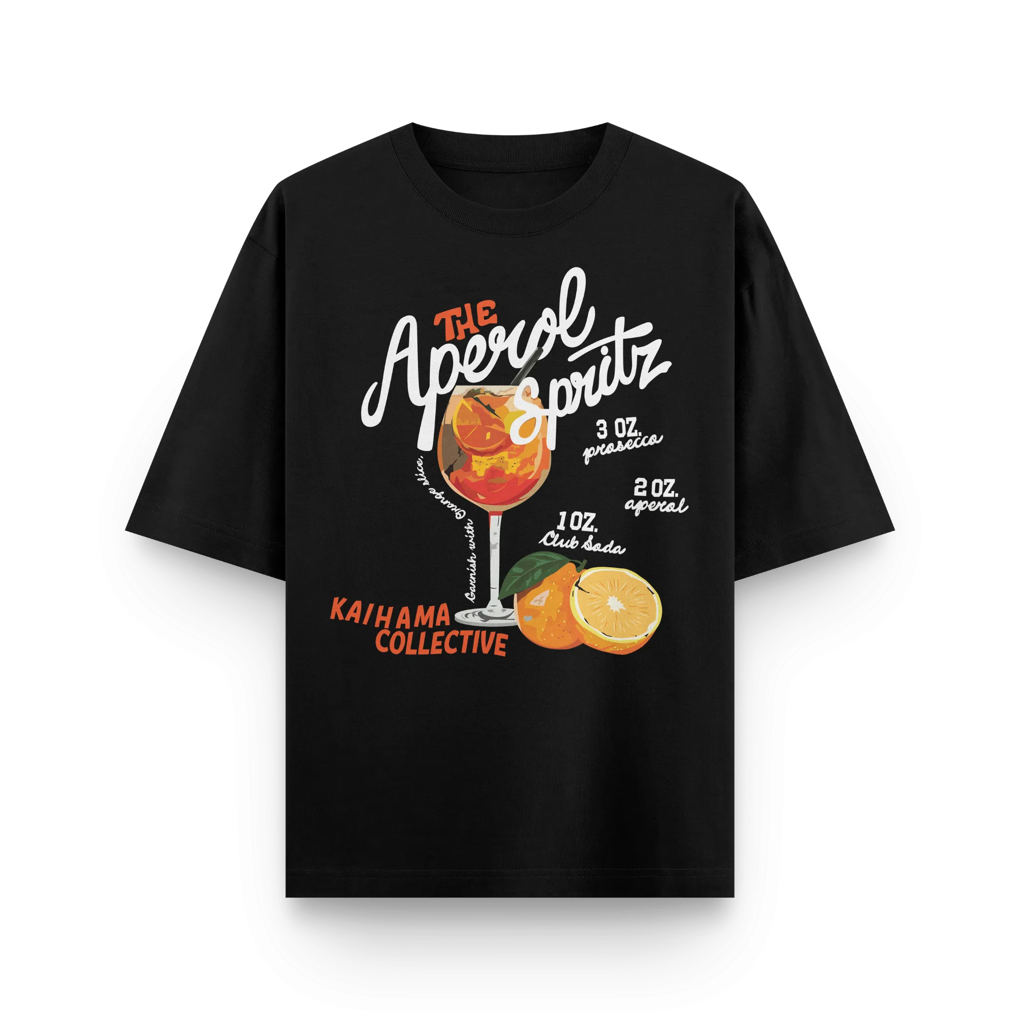 Aperol Spritz Oversized Tshirt by Kaihama
