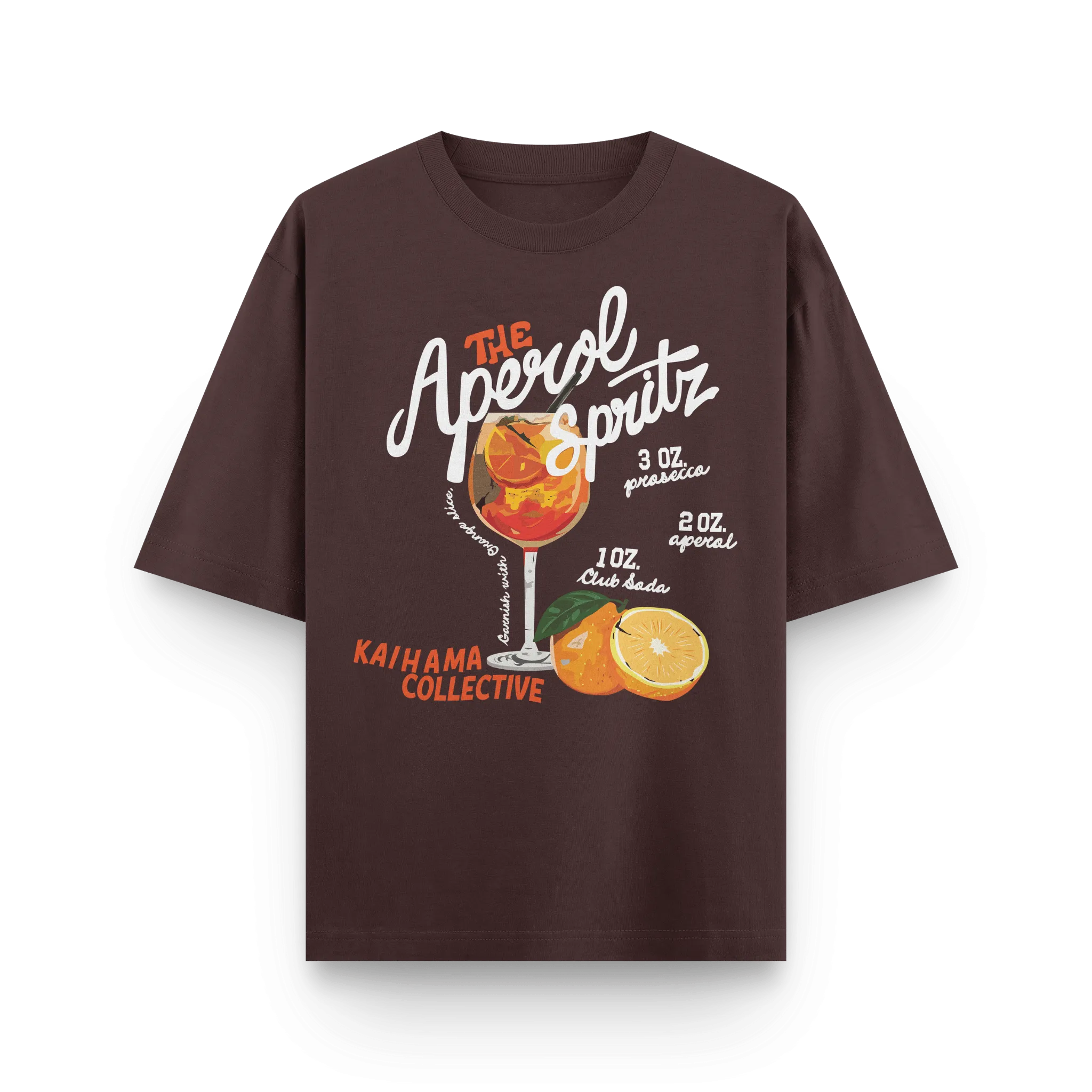 Aperol Spritz Oversized Tshirt by Kaihama