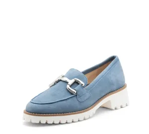 ARA KIANA COOL BLUE BUCKLE CHUNKY SOLE LOAFER