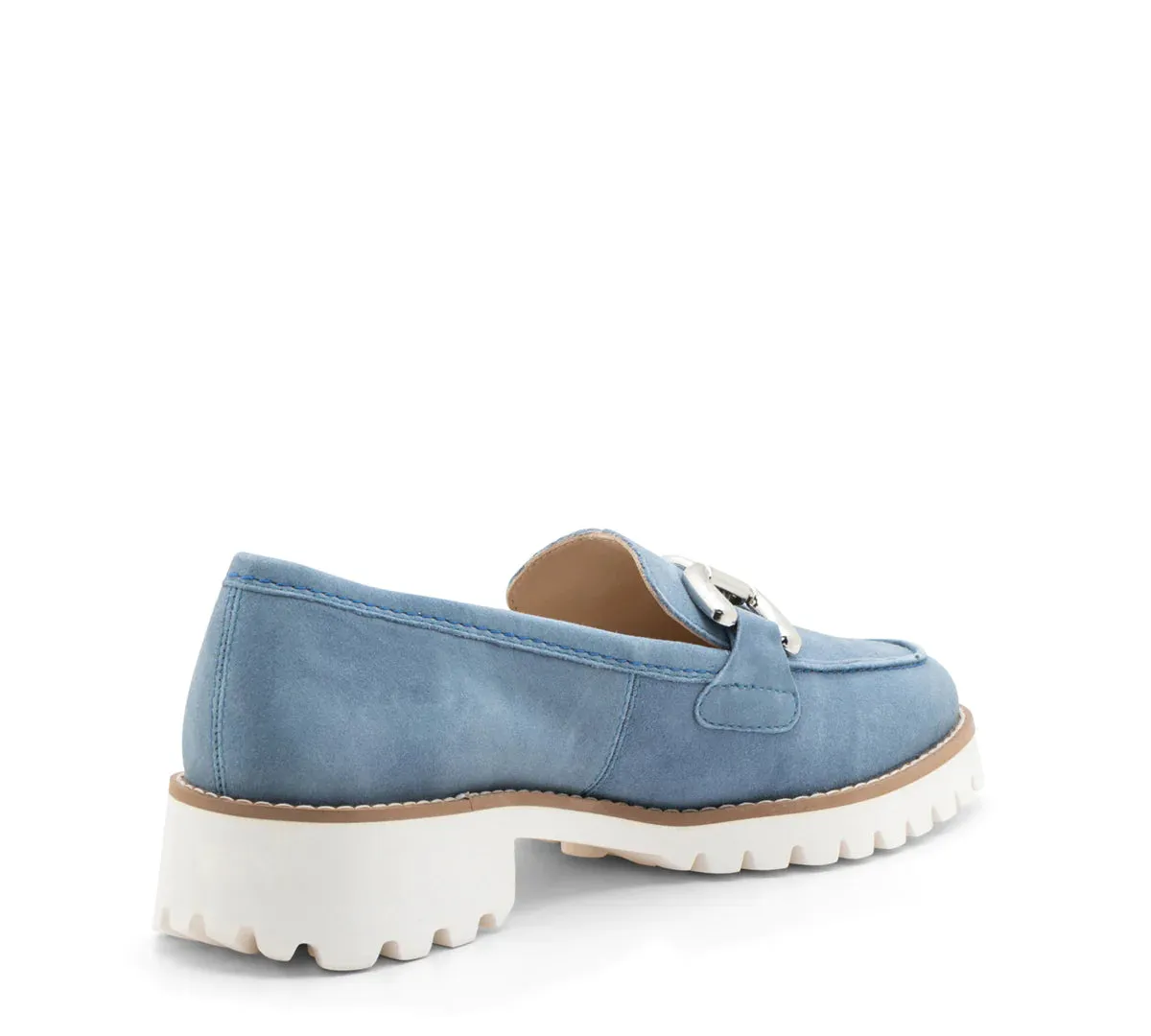 ARA KIANA COOL BLUE BUCKLE CHUNKY SOLE LOAFER