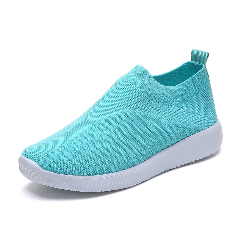 Athletic Shoes - Breathable Mesh Slip-On Athletic
