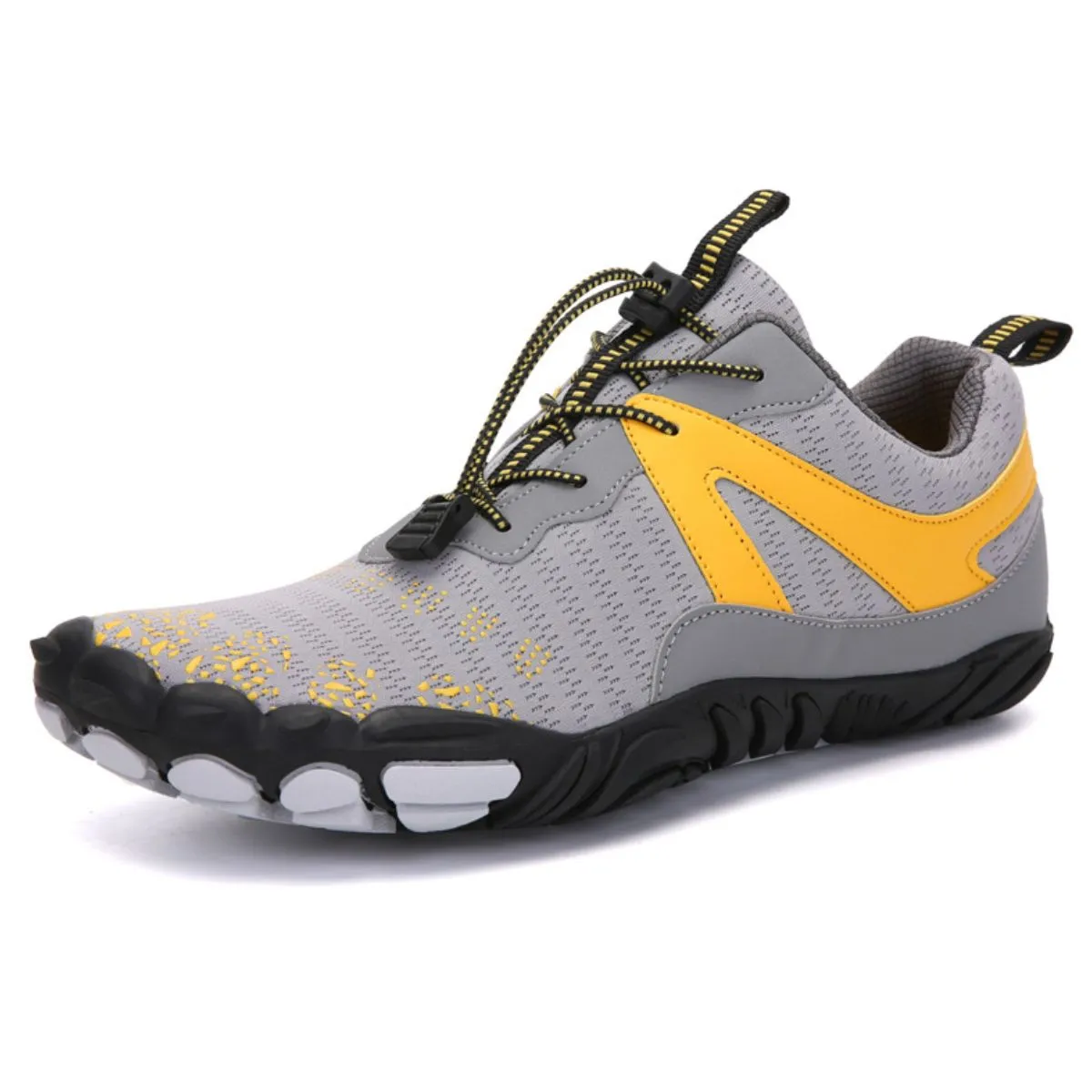Athletic Shoes - Elastic Lock Laces Mesh Contrast Breathable Athletic