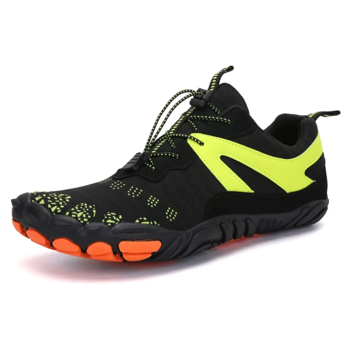 Athletic Shoes - Elastic Lock Laces Mesh Contrast Breathable Athletic