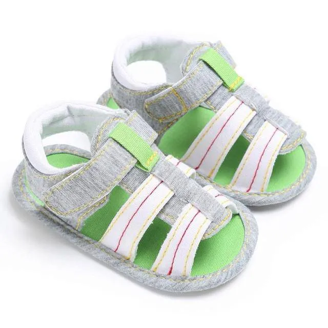 Baby Boys Sandals Canvas Soft Sole Shoes