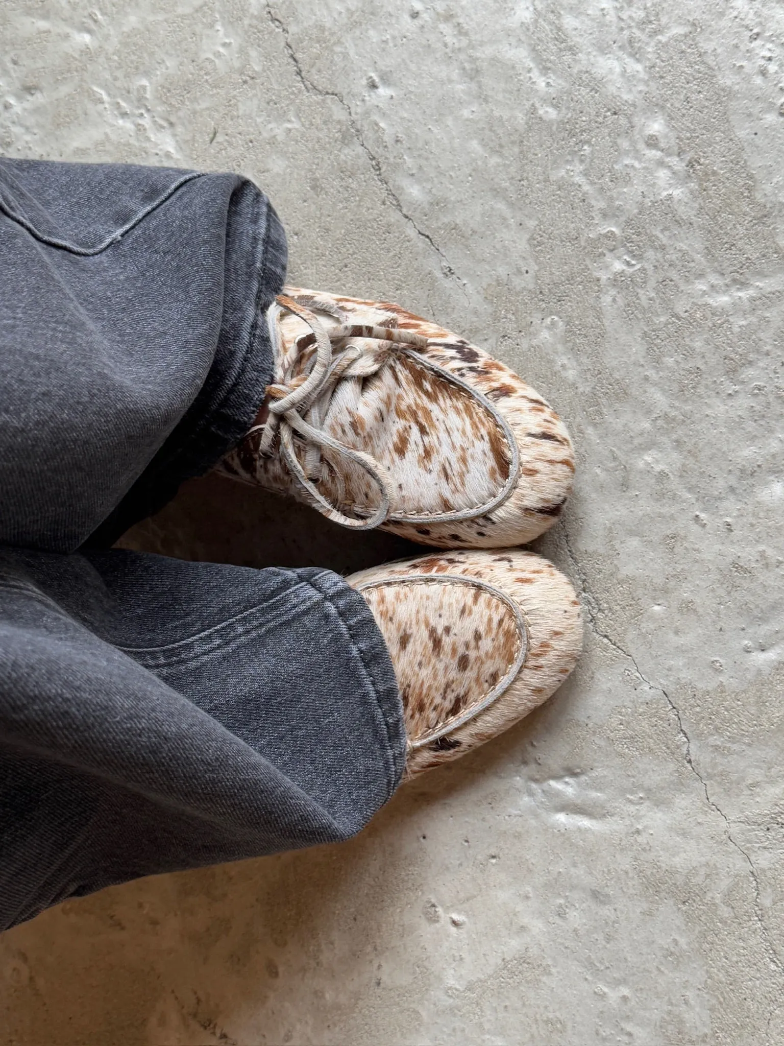 Ballerina Loafers - Taupe Suede - Marin - Pavement 