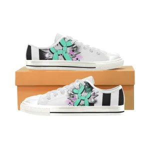 Balloon Dog Funk Stripes - Women's Sully Canvas Shoe (SIZE 11-12)