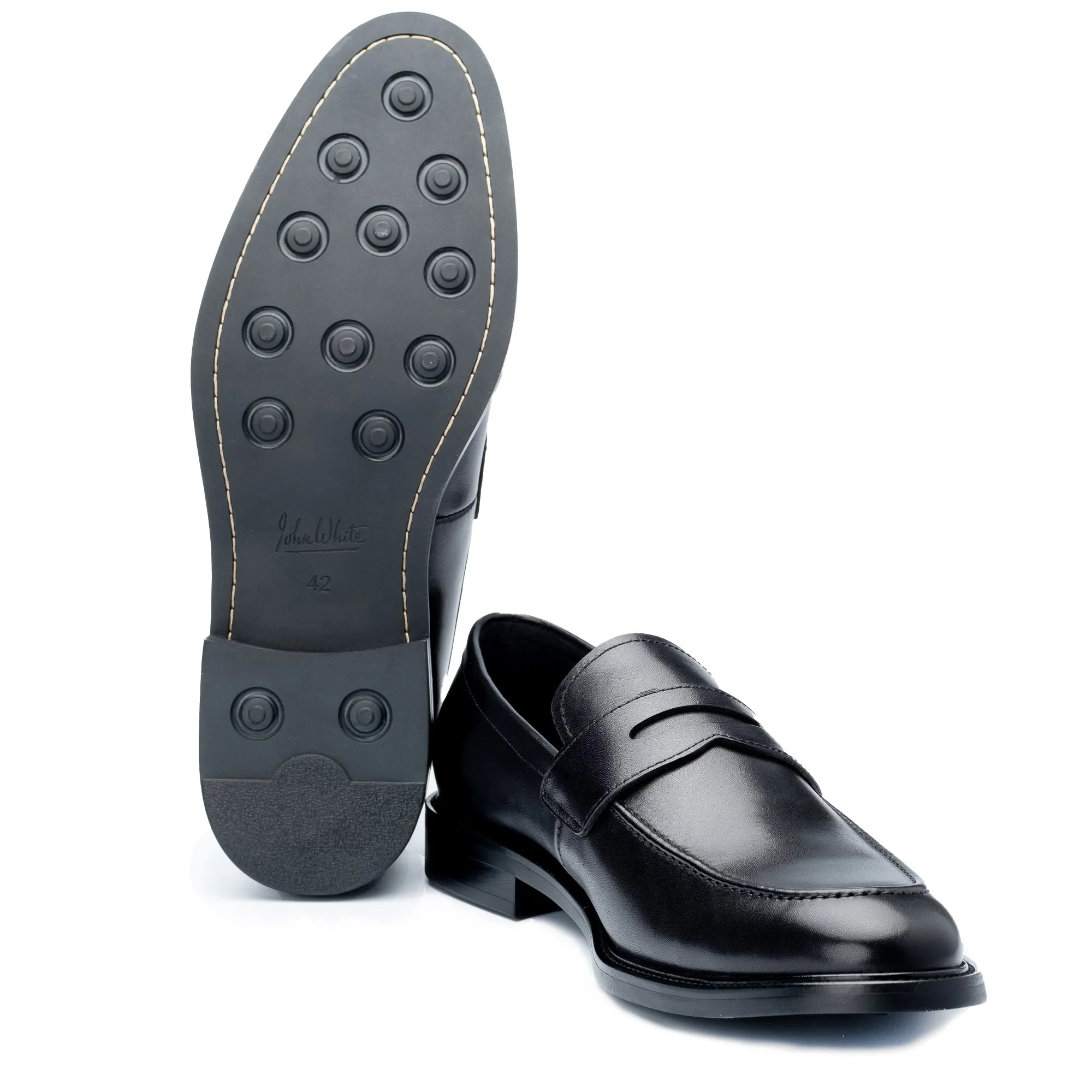 Banff Black Penny Loafer