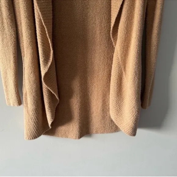 Barefoot Dreams Womens Tan Long Sleeve Open FrontCardigan Size XS/Small