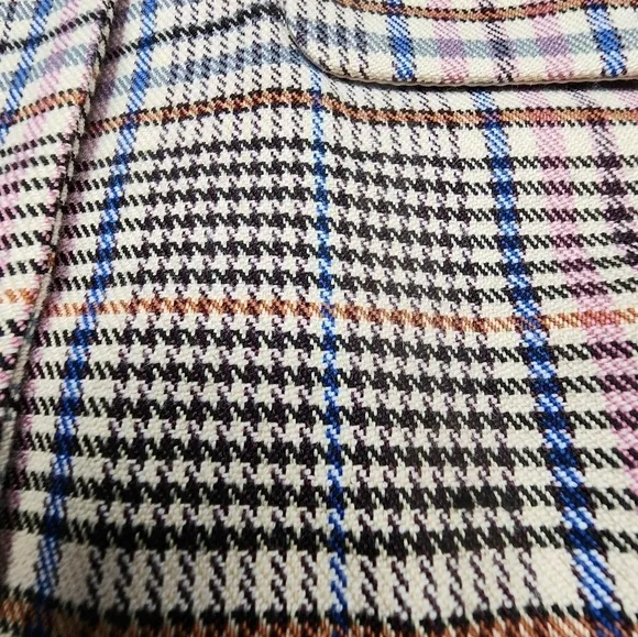 BB Dakota NWT Long Plaid Blazer Size Small