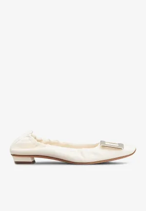 Belle Vivier Leather Ballet Flats