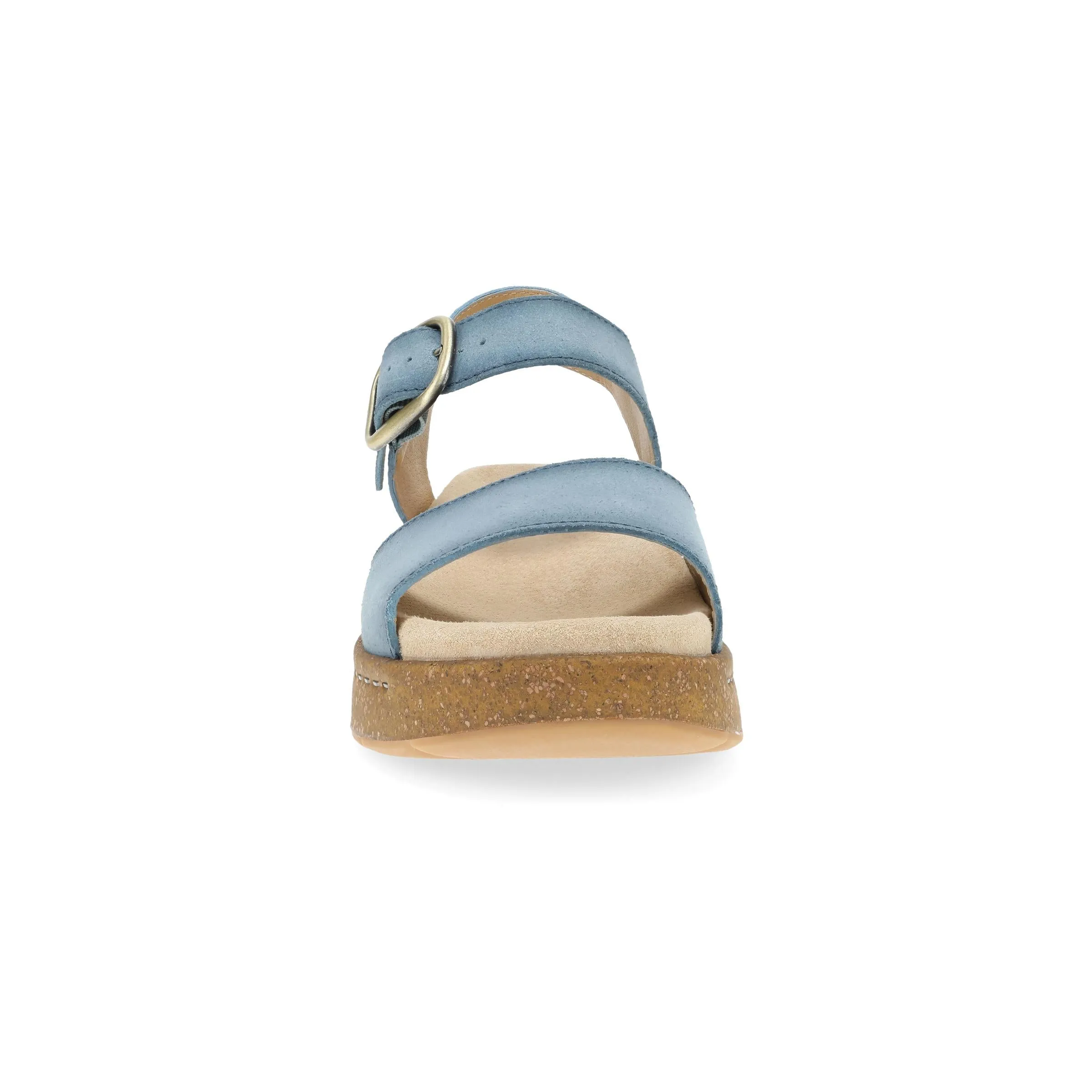 Bianca Blue Burnished Suede