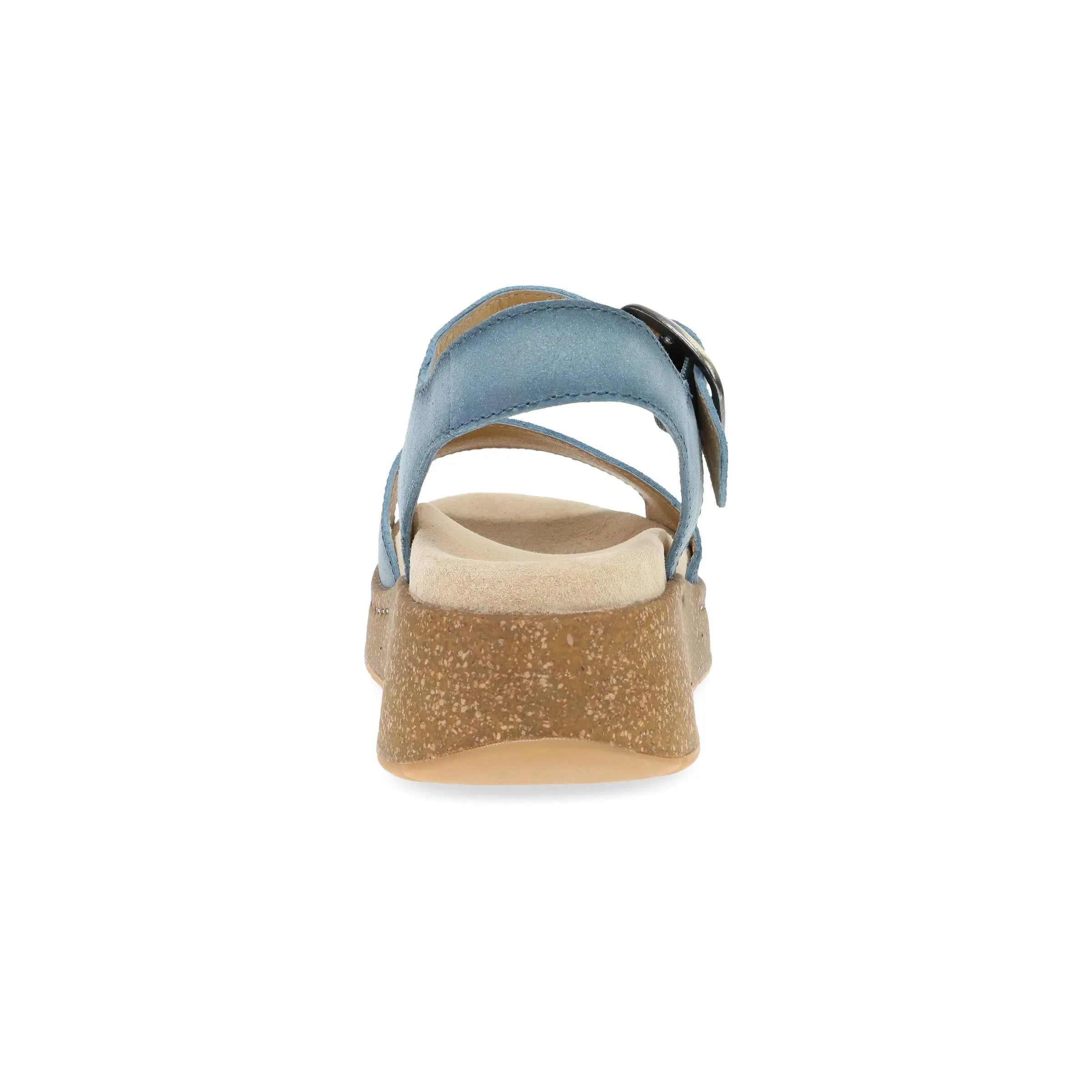 Bianca Blue Burnished Suede