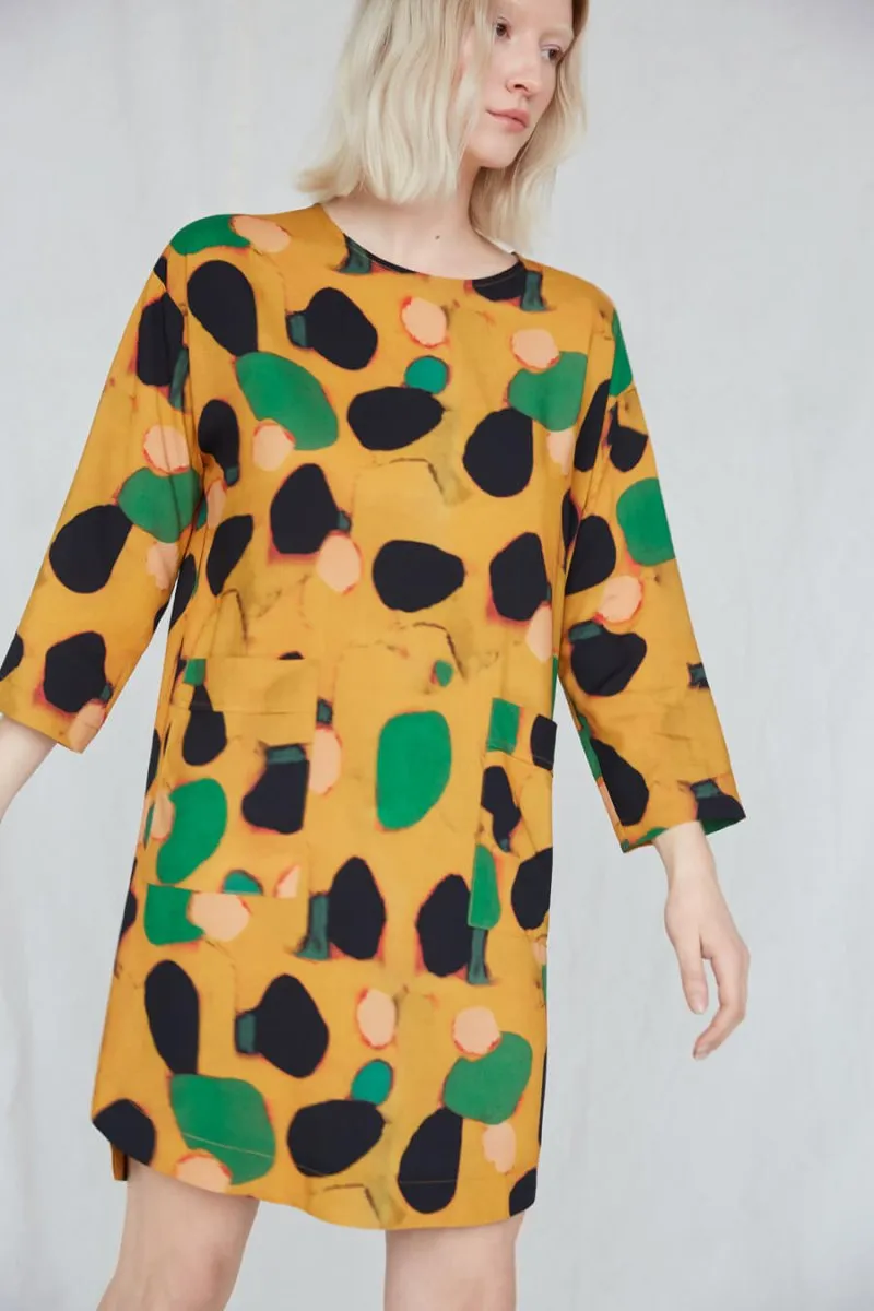 Big Trail Dress in Klimt