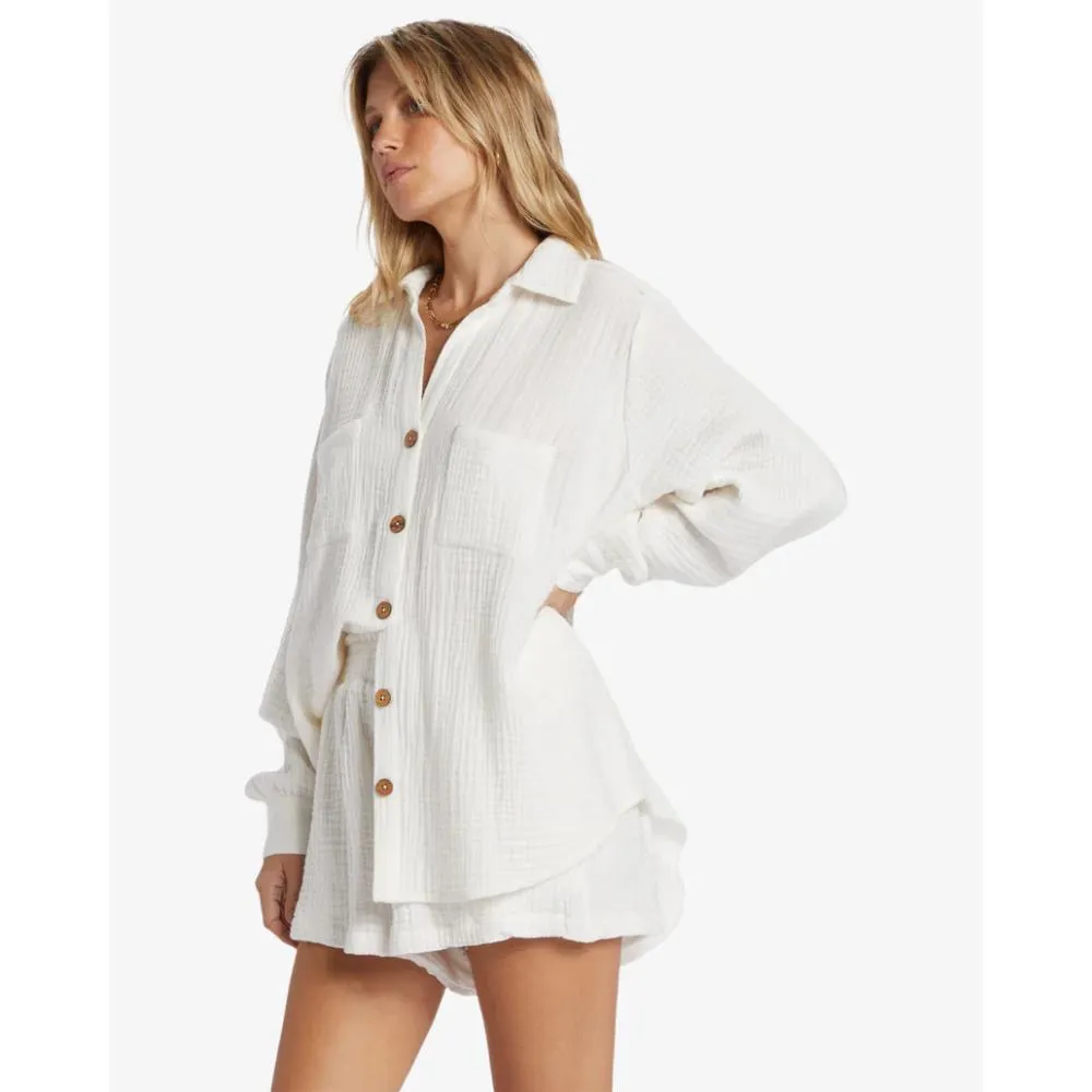BILLABONG SWELL WOVEN SHIRT SALT CRYSTAL