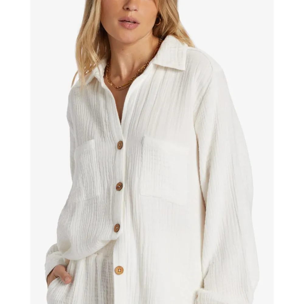 BILLABONG SWELL WOVEN SHIRT SALT CRYSTAL