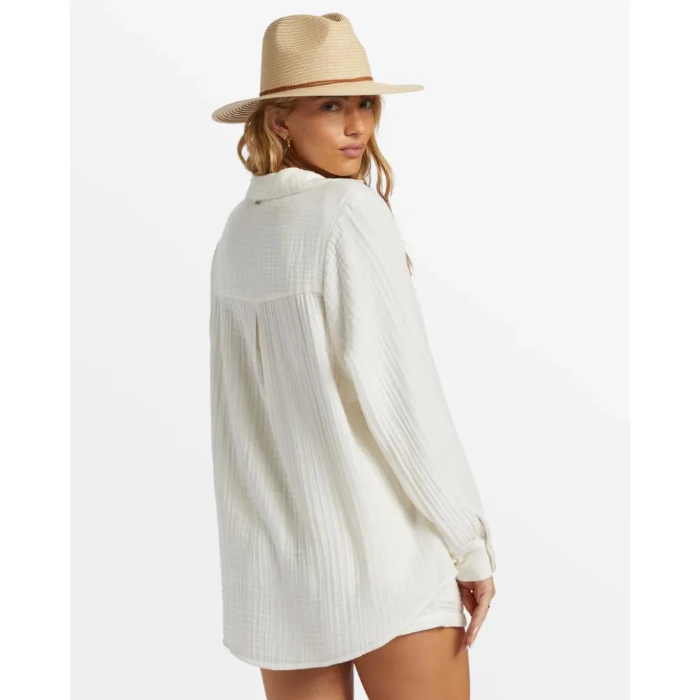 BILLABONG SWELL WOVEN SHIRT SALT CRYSTAL