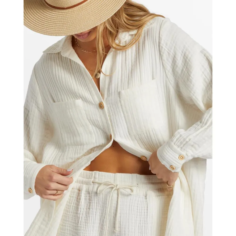 BILLABONG SWELL WOVEN SHIRT SALT CRYSTAL