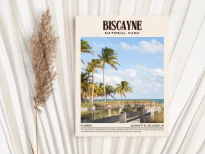 Biscayne National Park Vintage Wall Art, Florida, USA