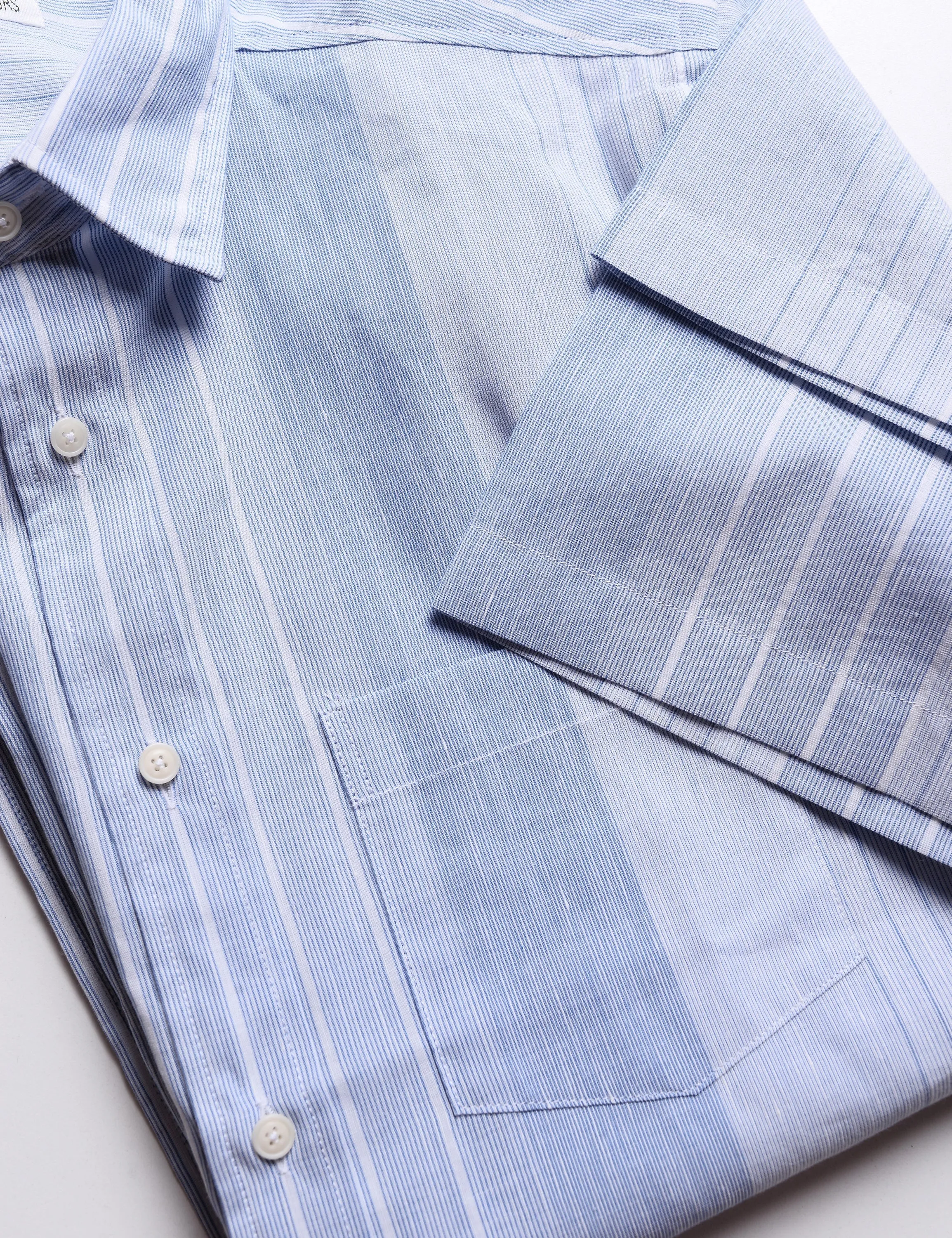BKT14 Casual Shirt in Beach Stripe - Big Sky