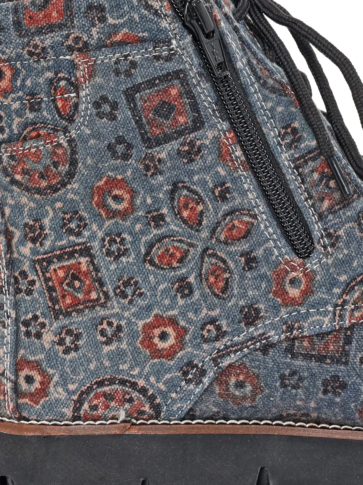 Blue Ajrakh Boots