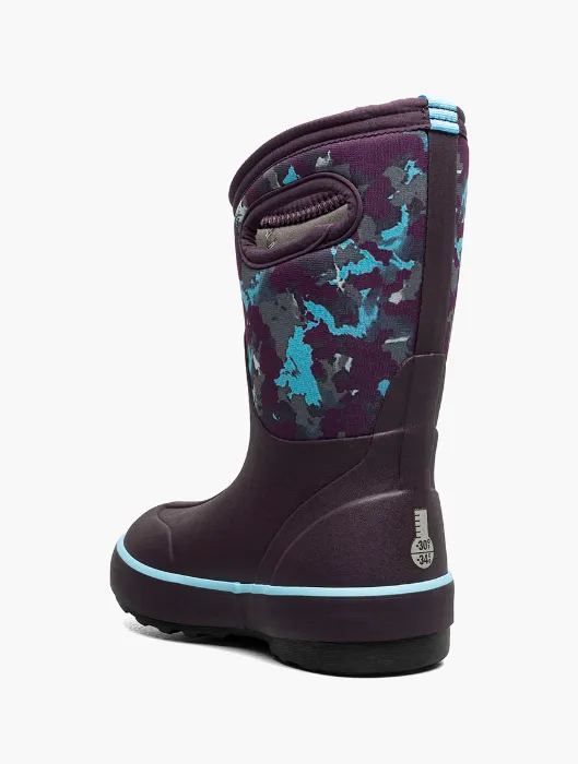 Bogs Little Kids 3 Season Boots Classic II Camo Texture
