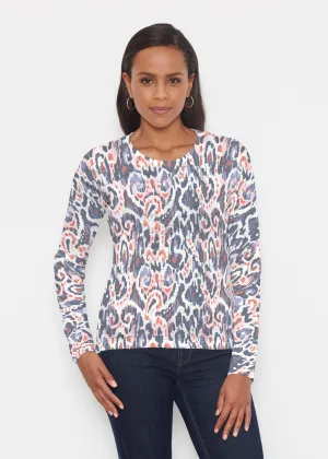 Boho Paisley (8054) ~ Signature Long Sleeve Crew Shirt
