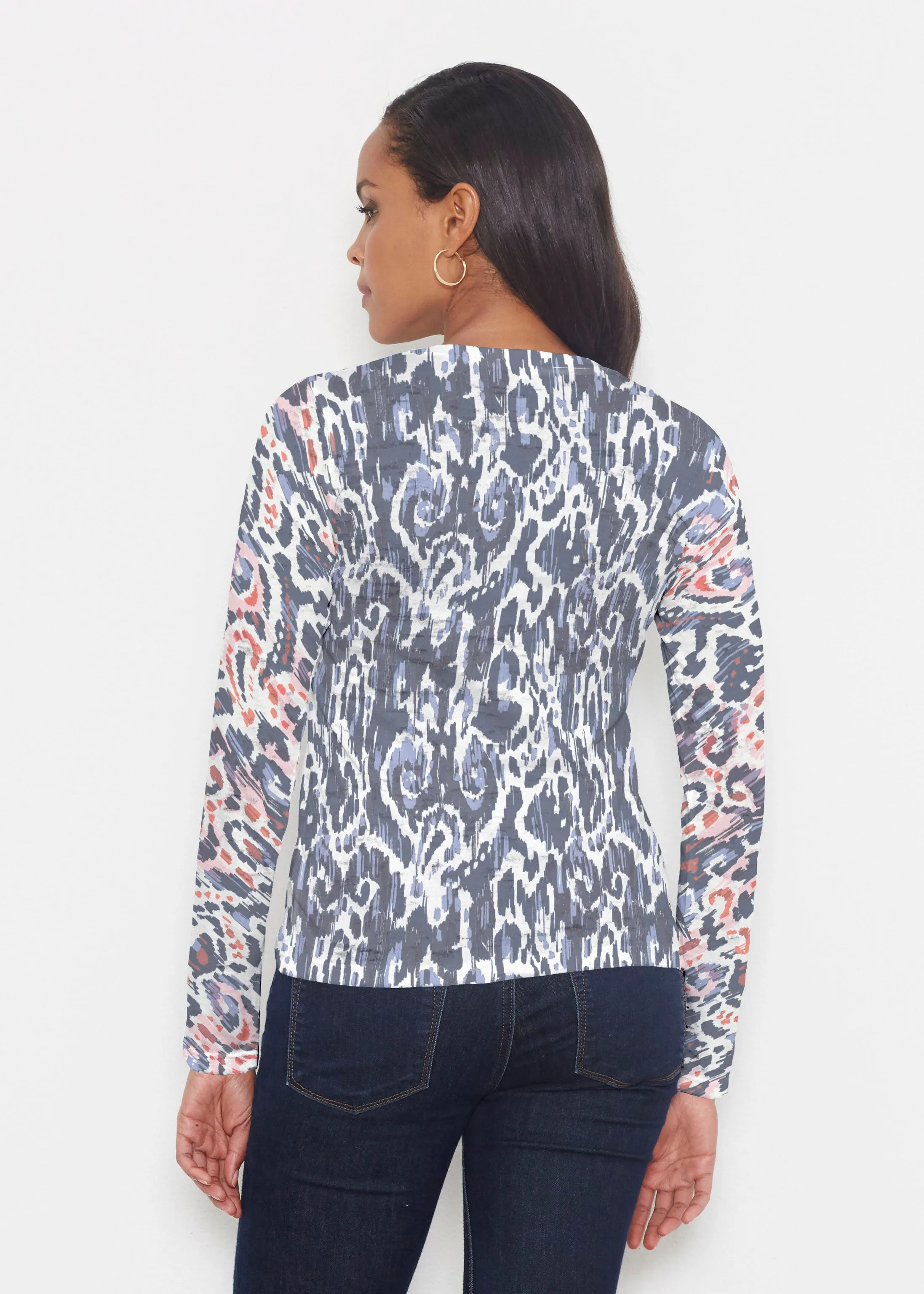 Boho Paisley (8054) ~ Signature Long Sleeve Crew Shirt