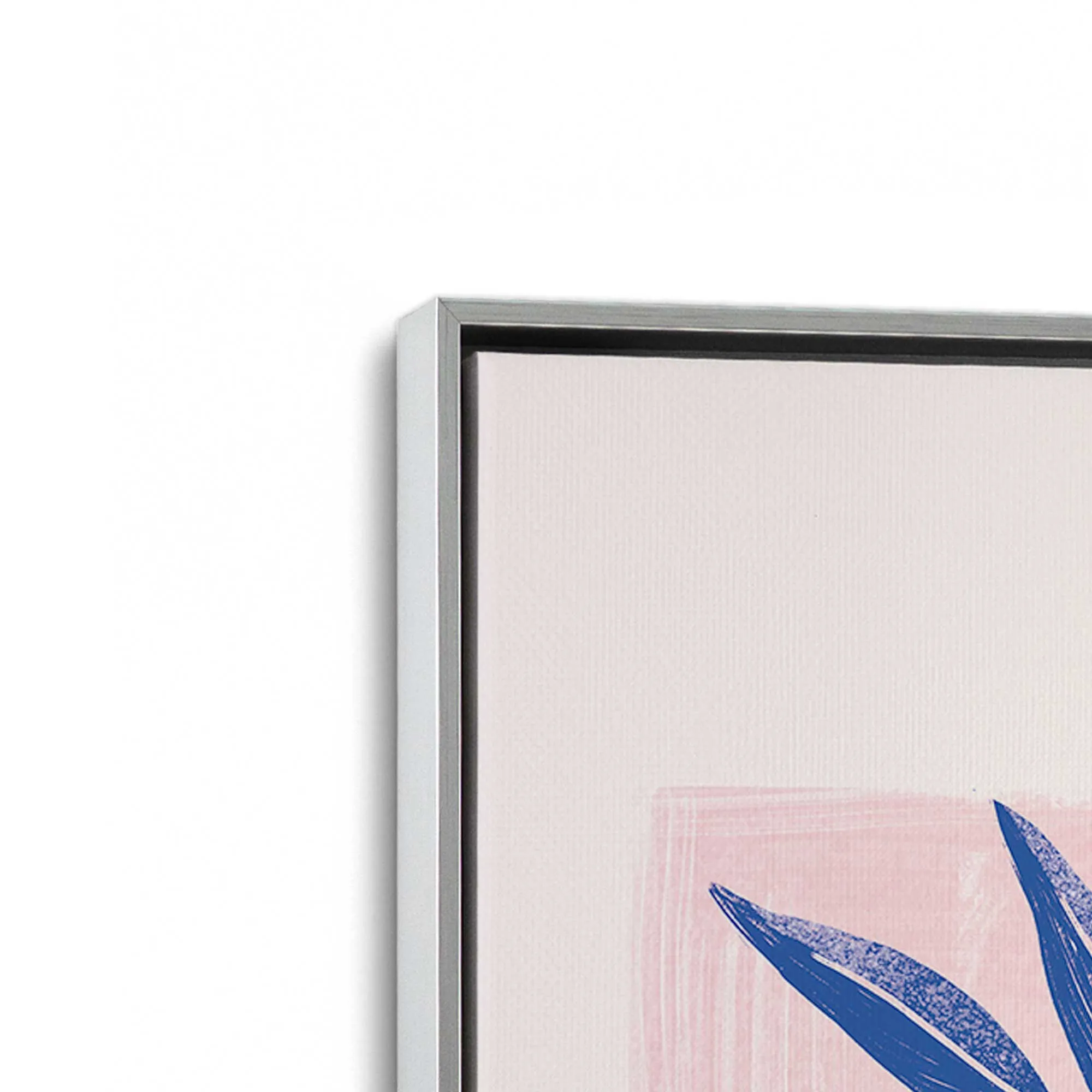 Botanical Elegance Vase Print on Canvas