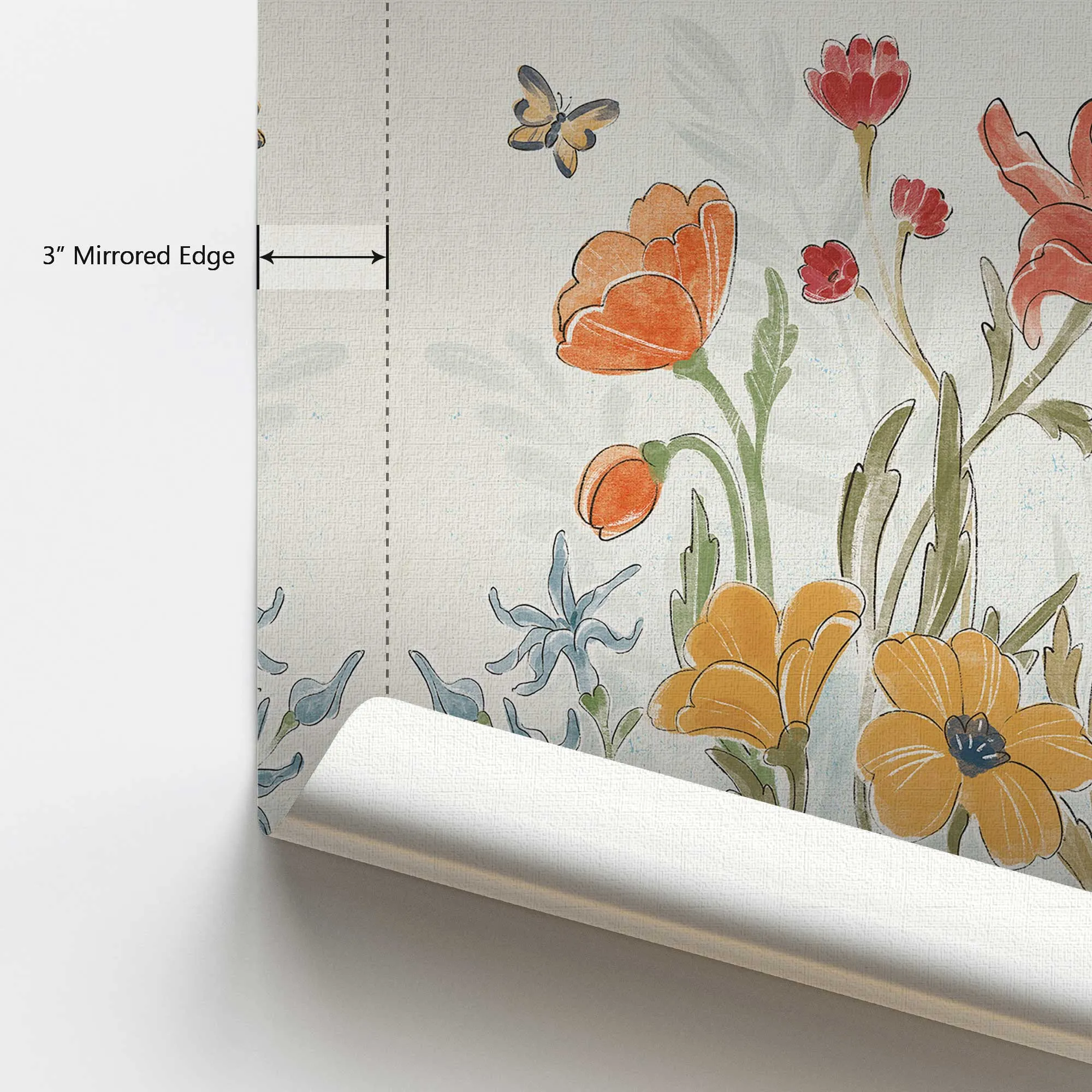Botanical Elegance Vase Print on Canvas