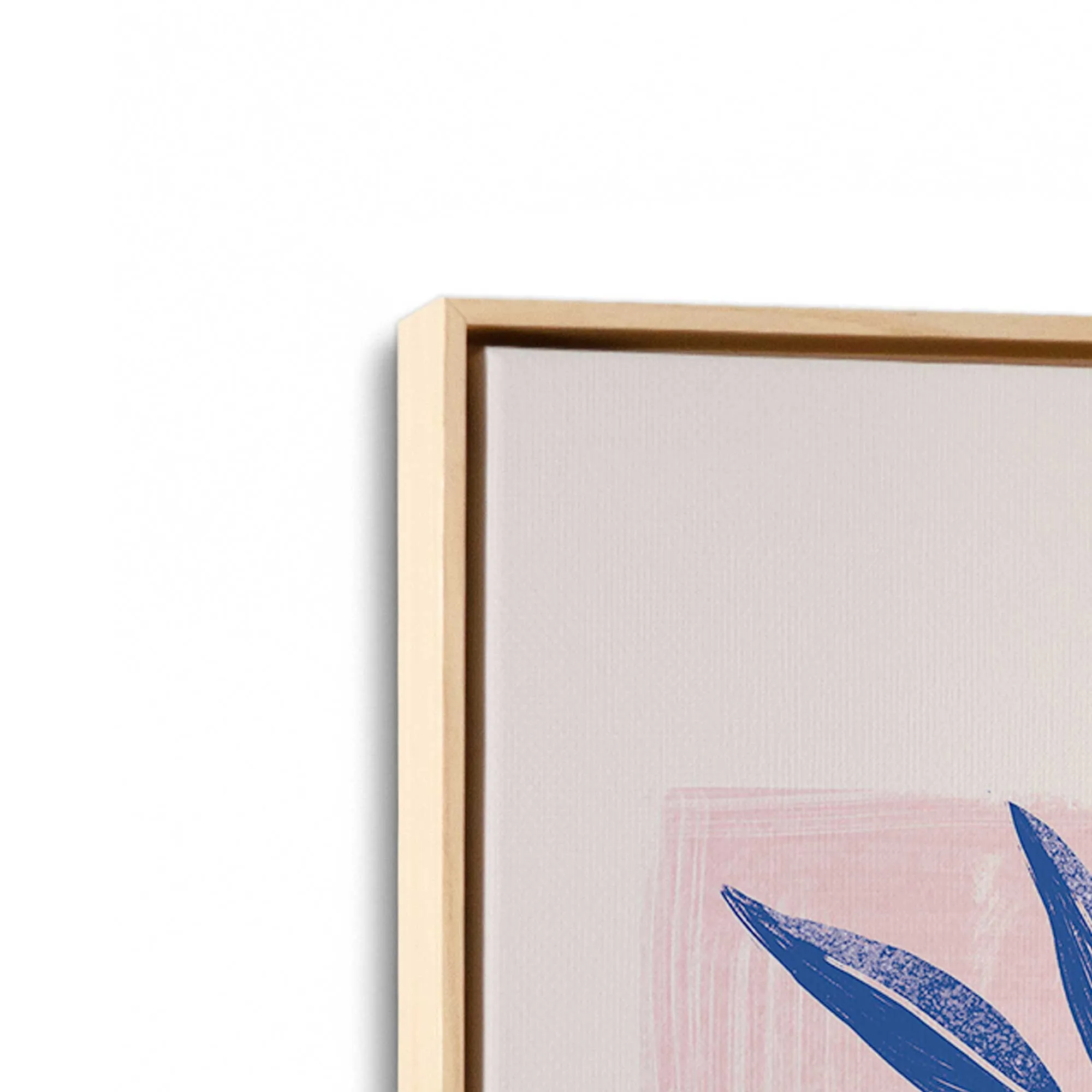Botanical Elegance Vase Print on Canvas