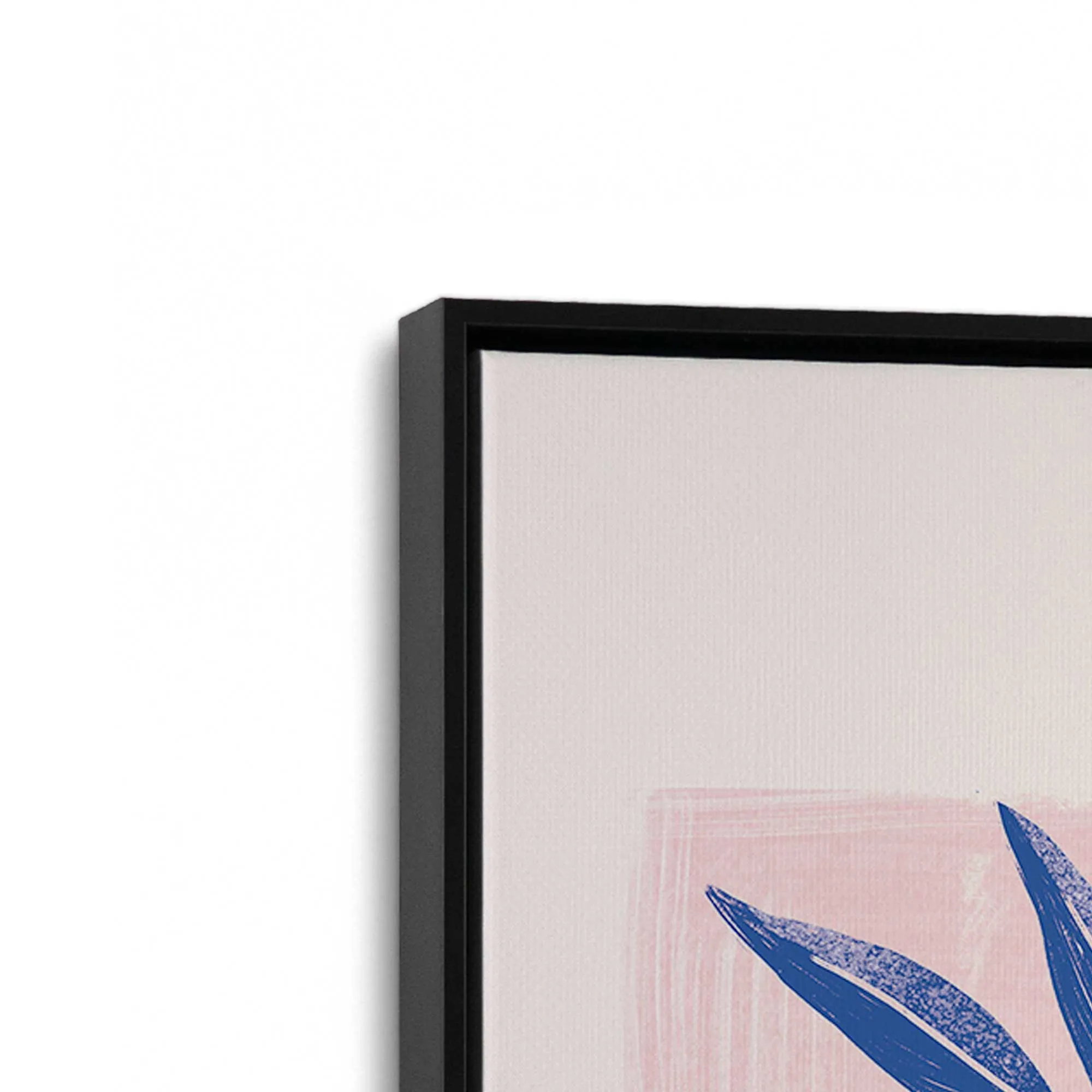 Botanical Elegance Vase Print on Canvas