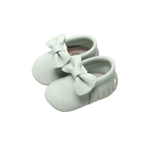 Bow Moccasins - Sage