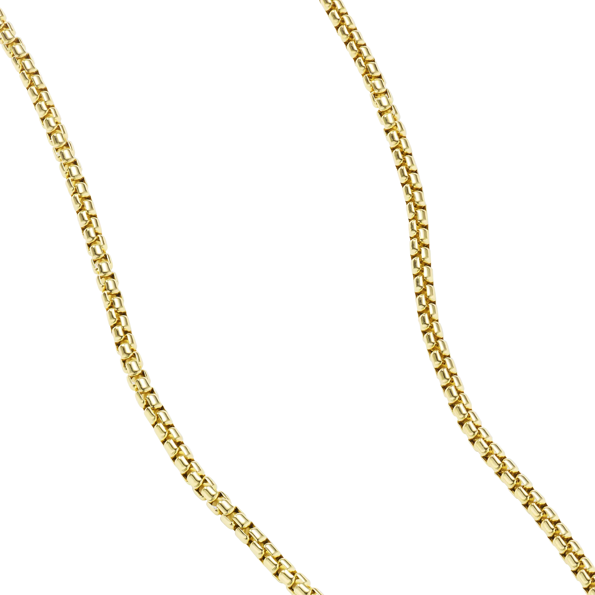 Box Chain in Yellow Gold - 2.5mm