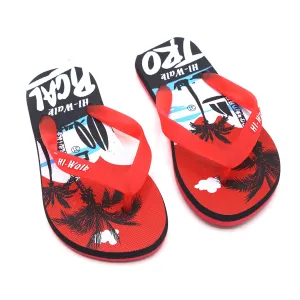 Boys Flip Flop Slipper - Red