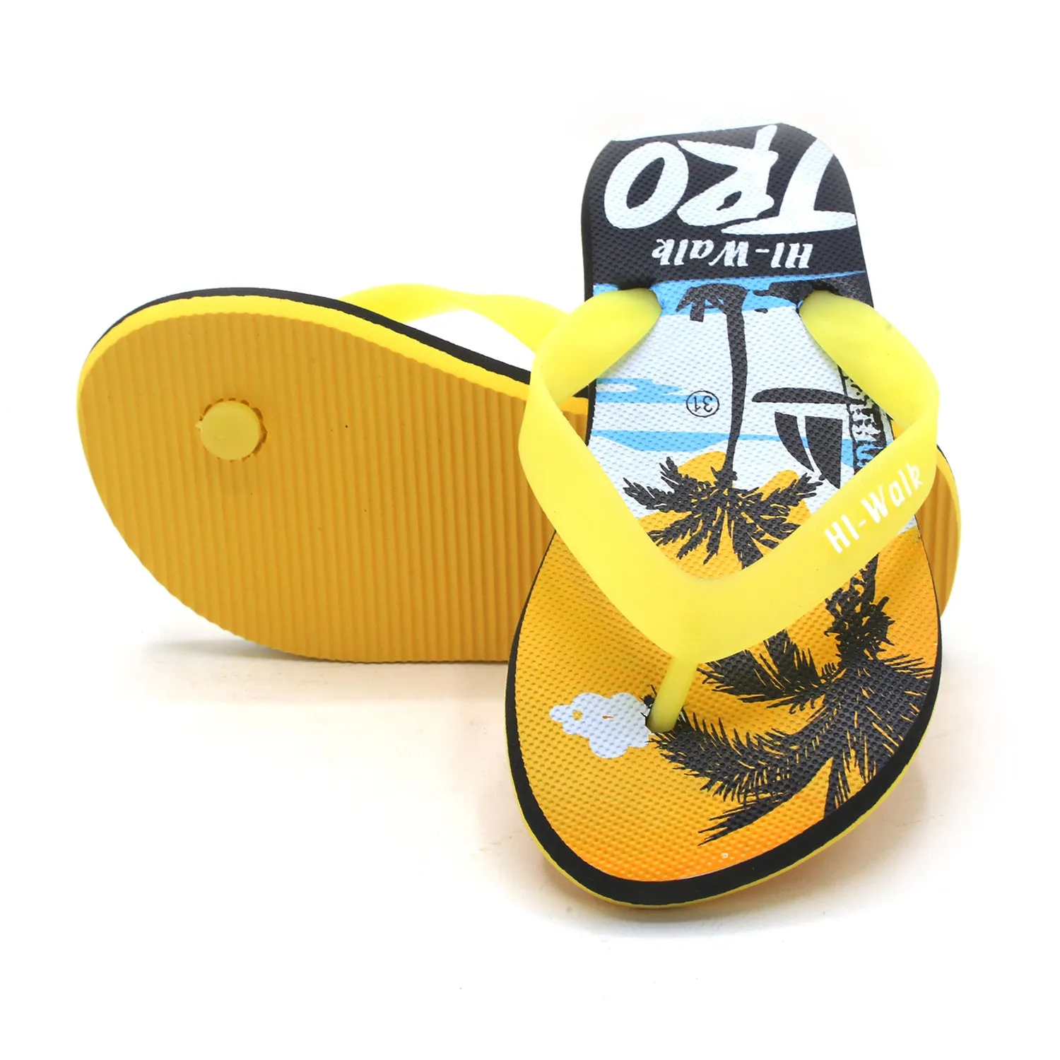Boys Flip Flop Slipper - Yellow