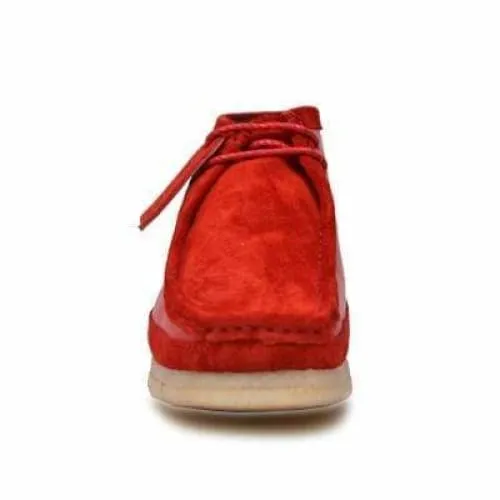 British Walkers Walker 100 Men's Red Suede and Leather Ankle Boots