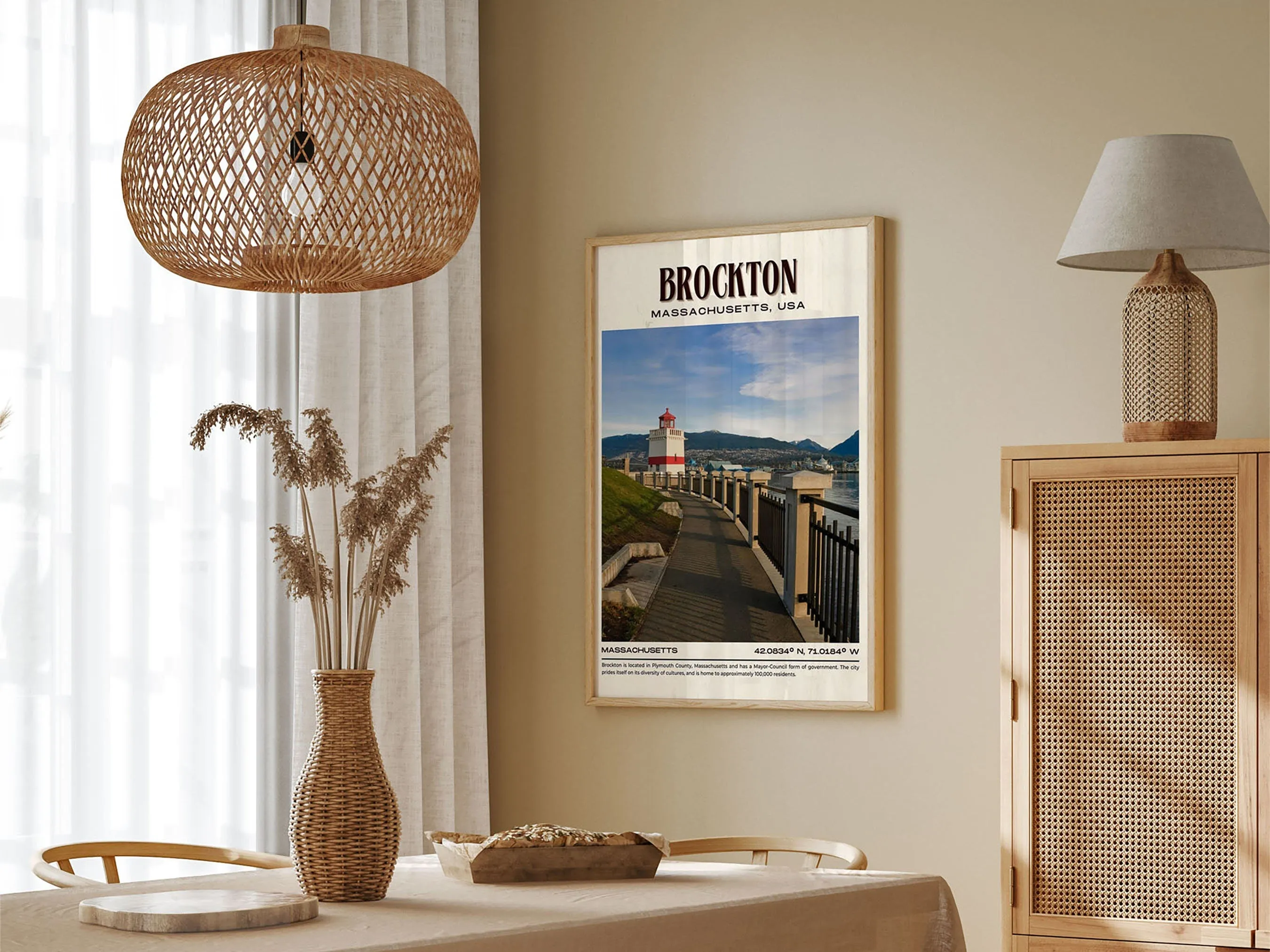 Brockton Vintage Wall Art, Massachusetts, USA