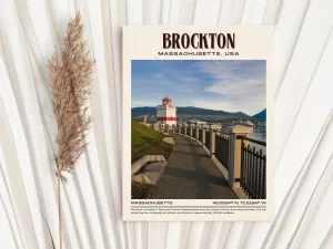 Brockton Vintage Wall Art, Massachusetts, USA