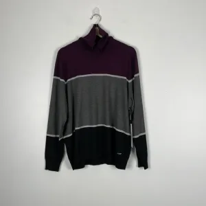 Calvin Klein long sleeve turtleneck pullover multicolor sweater Size 2X